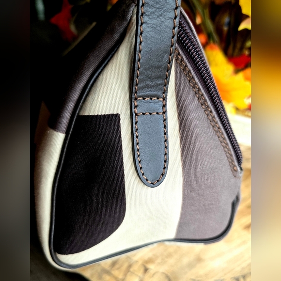 Bally Rare Canvas Abstract B-Logo Small Shoulder Handbag - Picture 7 of 15